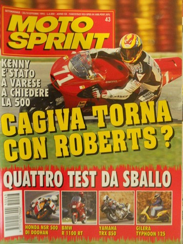 Motosprint 43 1995 Test Honda NSR 500 - BMW R 1100 Rt - Yamaha TRX 850
