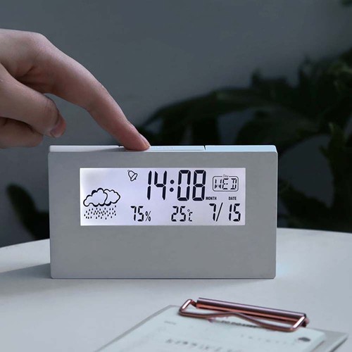 Calendar Number Clock LED Digital Electronic Clock Alarm Clock Large Number - Picture 14 of 15