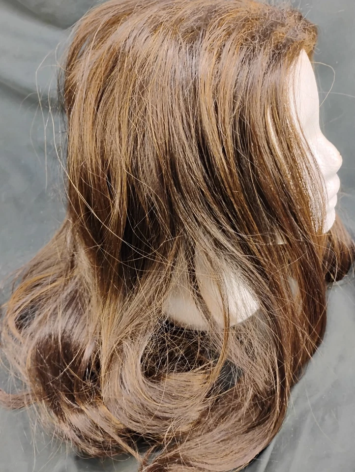 New Born Free Foxy Lady Long Dark Brown Wig - Image 3 of 4