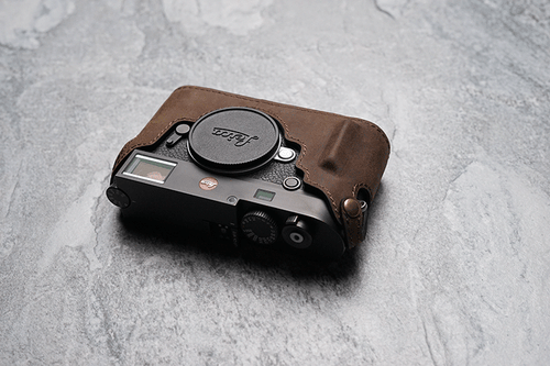 Genuine Real Leather Half Camera Case Bag Cover for Leica M10 M10P Handle - Picture 26 of 27