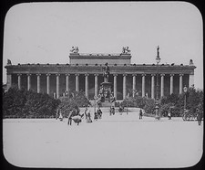 Glas Zauber Laterne Dia OPERNHAUS BERLIN UM 1890 VIKTORIANISCHES FOTO DEUTSCHLAND