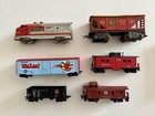 Vintage Train Lot: Locomotive, Hopper, Shazam Box Car (6) Lionel Trains Ho