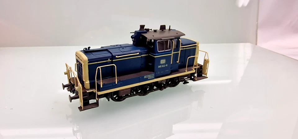 (M) H0 ROCO 43621 DB 360 922-9 Diesellok Rangierlok blau analog DC OVP - Bild 2 von 4