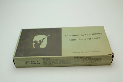 Pyrex Corning Glass Works 7558 8MM Vacuum Stopcock New