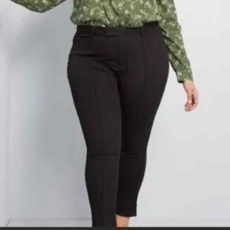 ModCloth The Richmond Fitted Black Pants High Ris… - image 2