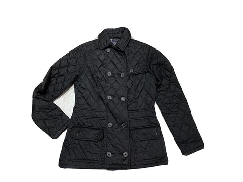 Womens Barbour Quilted Double Breasted Utility Jac