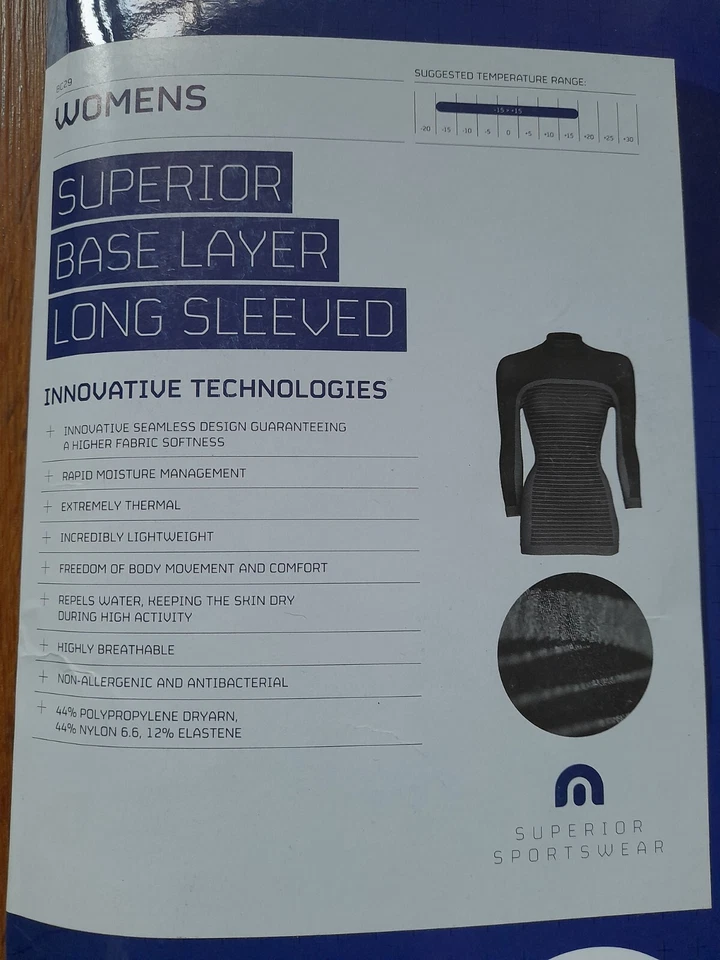 Megmeister Drynamo women's baselayer, long sleeve, M/L, black - image 3 of 4