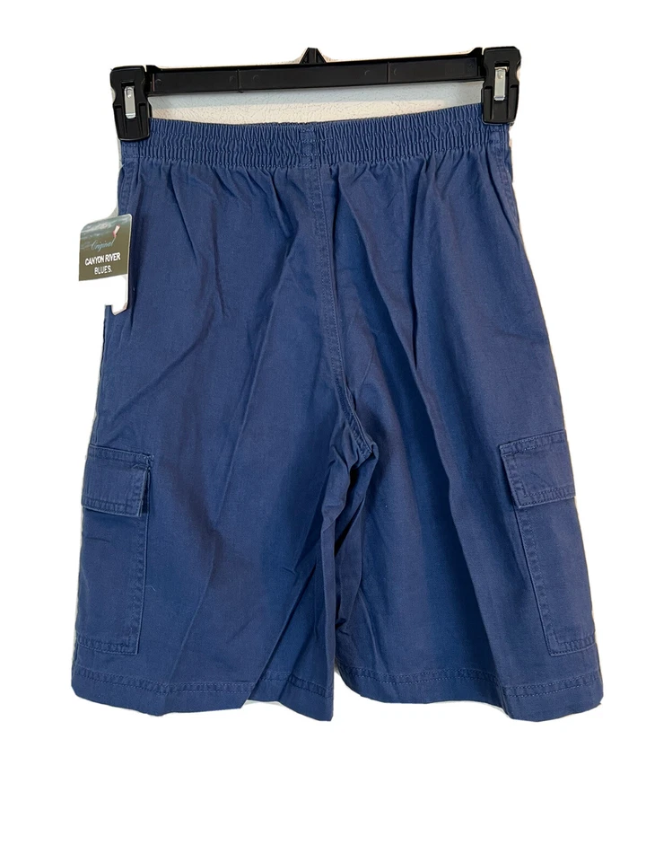 Pantalones cortos cargo Blue Canyon River Blues para niño. M (10 - 12). 100% algodón. Foto 4 de 4