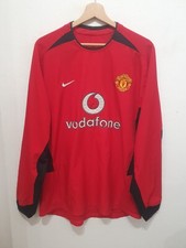 MANCHESTER UNITED 2002 2004 NIKE SIZE L LONGSLEEVE jersey RARE TRIKOT LONG