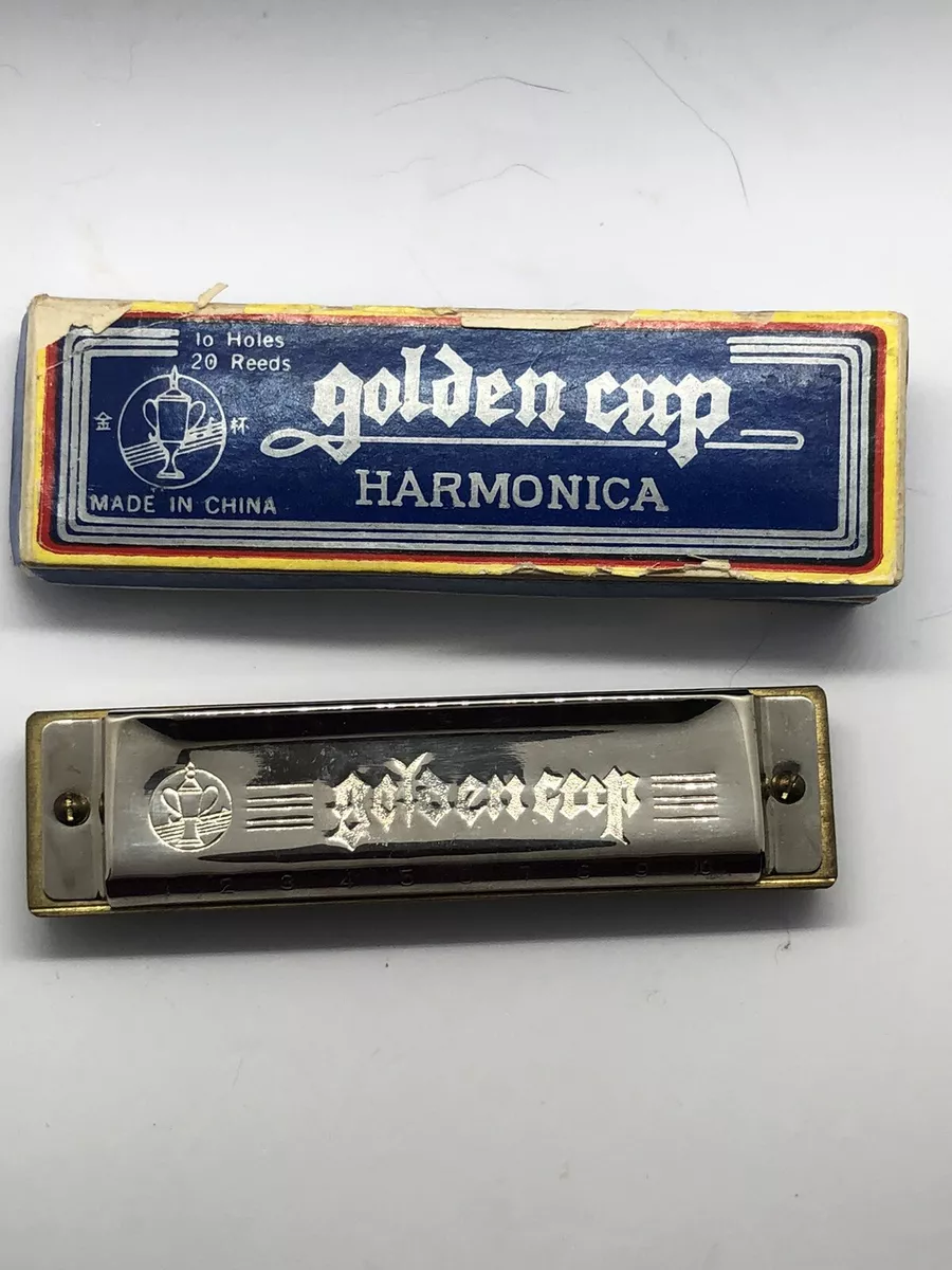 Golden cup harmonica deals