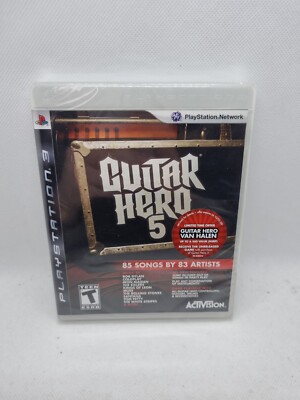 Guitar Hero 5 - Sony PlayStation 3 PS3 - BRANDNEU & FABRIKVERSIEGELT!  RAR