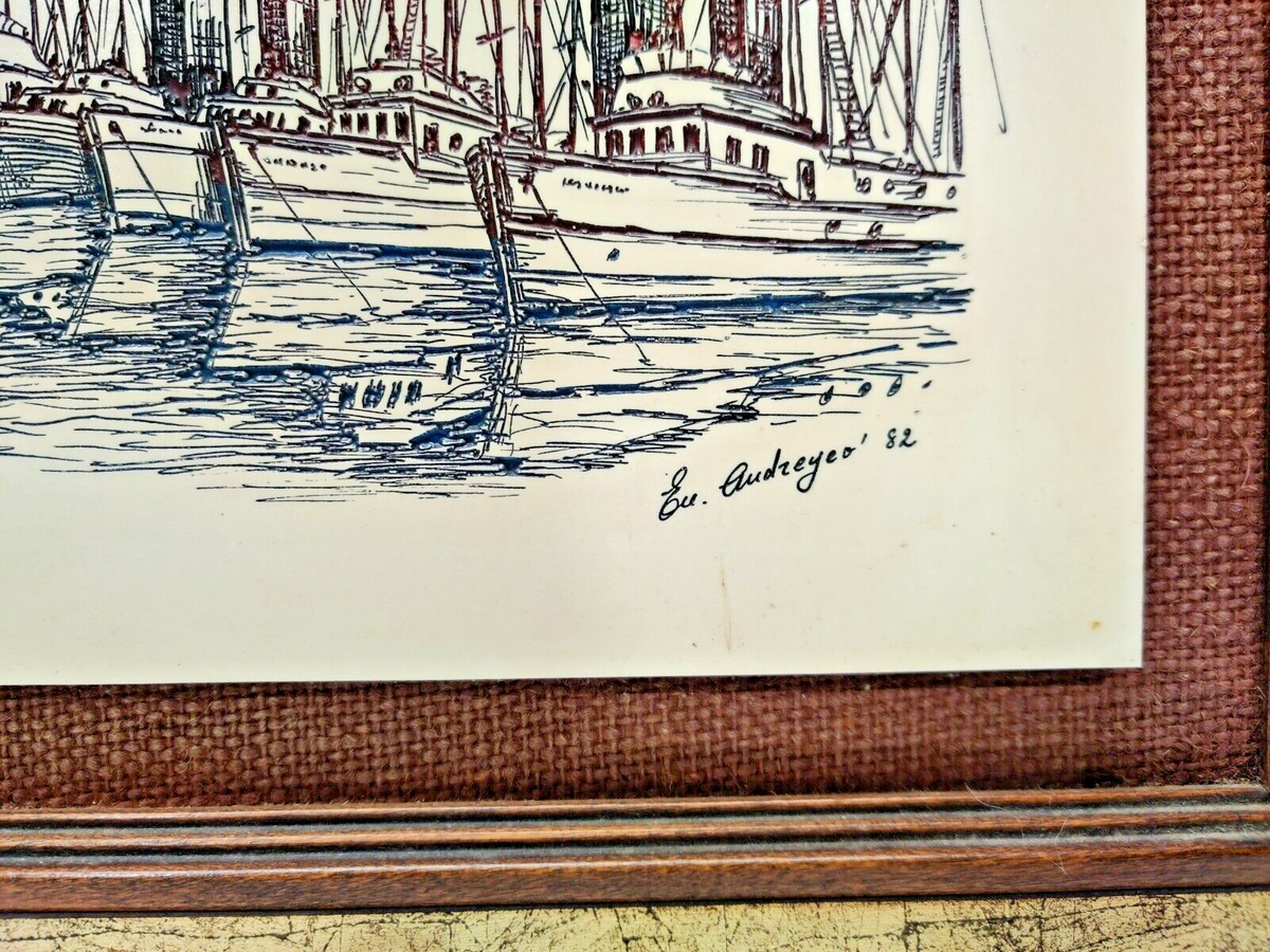 絵画 Eugene Andreyev EUGENE ANDREYEV Etching Signed & Numbered 798/5000 LE Vtg