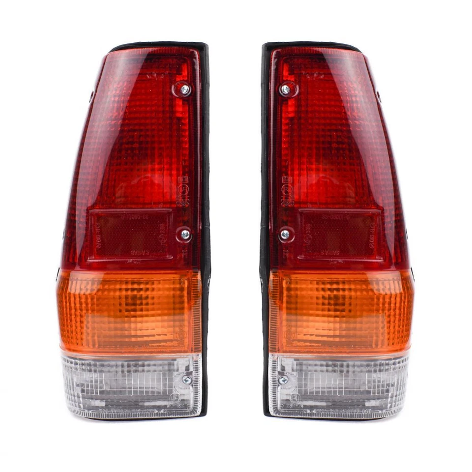 一对尾灯 + 灯泡 适合三菱 L200 Mighty Max 道奇 D50 卡车 1978-86 EZ — 第 3/4 张图片