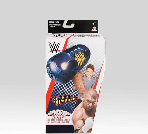 WWE Big Bash Triple H Sledge Hammer And Airnormous Inflatable Fire Extinguisher - Picture 10 of 10