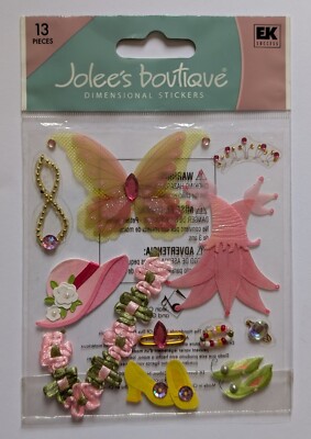Jolee's Little Girl Dress-Up Scrapbooking Stickers