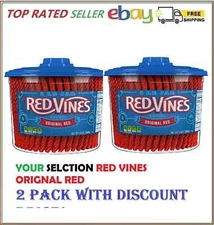 2 Pack - Red Vines Original Red Twists, 5 lbs.