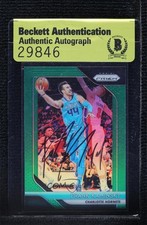 BAS 2018-19 Panini Prizm Green Prizm Frank Kaminsky #60 Authentic Auto 3c7