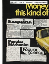 Original 1975 Volkswagen Rabbit two page vintage print ad