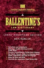 ballentines-law-dictionary [Paperback] jack-handler