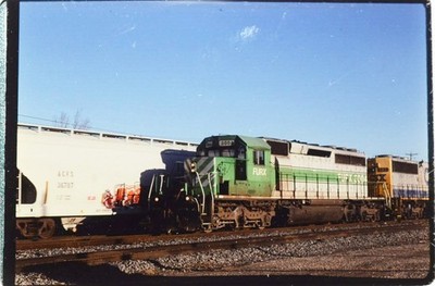 FURX 3004 SD40-3 Neenah Wi Sep26-2006 Kodachrome Orig Zug Foto Dia 35mm