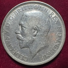 1916 Britain One Florin .925 Fine Silver FG014