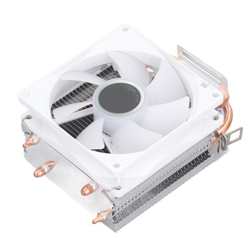 CPU Cooling Fan 3.5in 2 Heat Pipes 3pin 12VDC 2000RPM Hydraulic Bearing CPU A CB - Afbeelding 4 van 24
