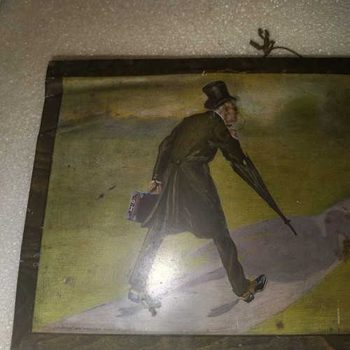 Antique Anheuser Busch Dr Stork Malt Nutrine Beer Brewery 1915 Advertising Sign - Picture 5 of 6