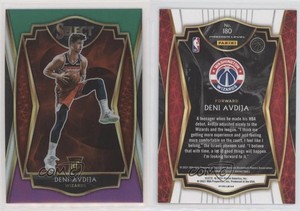 2020 Panini Select Premier Level Green White Purple Prizm Deni Avdija Rookie RC