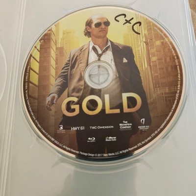 Gold Blu-ray 2016 Matthew McConaughey DTS-HD Master Audio 120 Mins