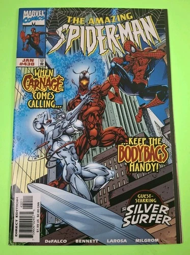 Amazing Spider-Man #430 1st App Cosmic Carnage Silver Surfer Cover 🔑  🔥 👀 NM