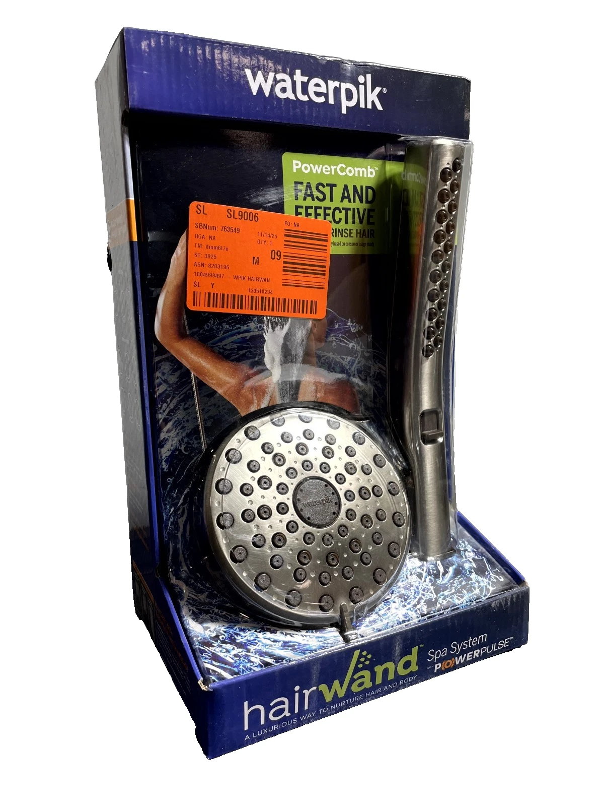 Waterpik 12-Spray 5" Wall Mount High Pressure Dual Shower Head in Brushed Nickel
Opens in a new wind
