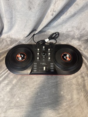 Ion Discover DJ Computer DJ System Dual Turntable USB Controller Scratch MP3s