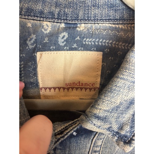 Chaqueta vaquera Sundance XL chaqueta vaquera botones bolsillos delanteros azul para mujer - Imagen 3 de 11