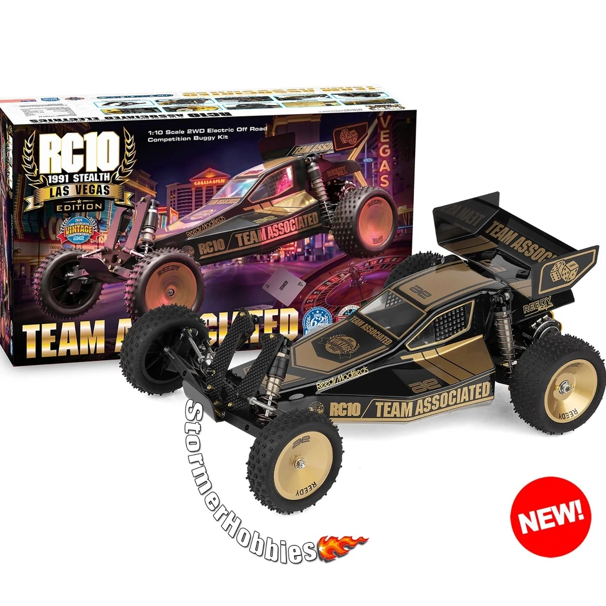 RC10 Hobby RC Car, Truck & Motorcycle Buggies with Vintage for