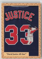 1998 Sports Illustrated Then and Now #5 AG David Justice Art of the Game