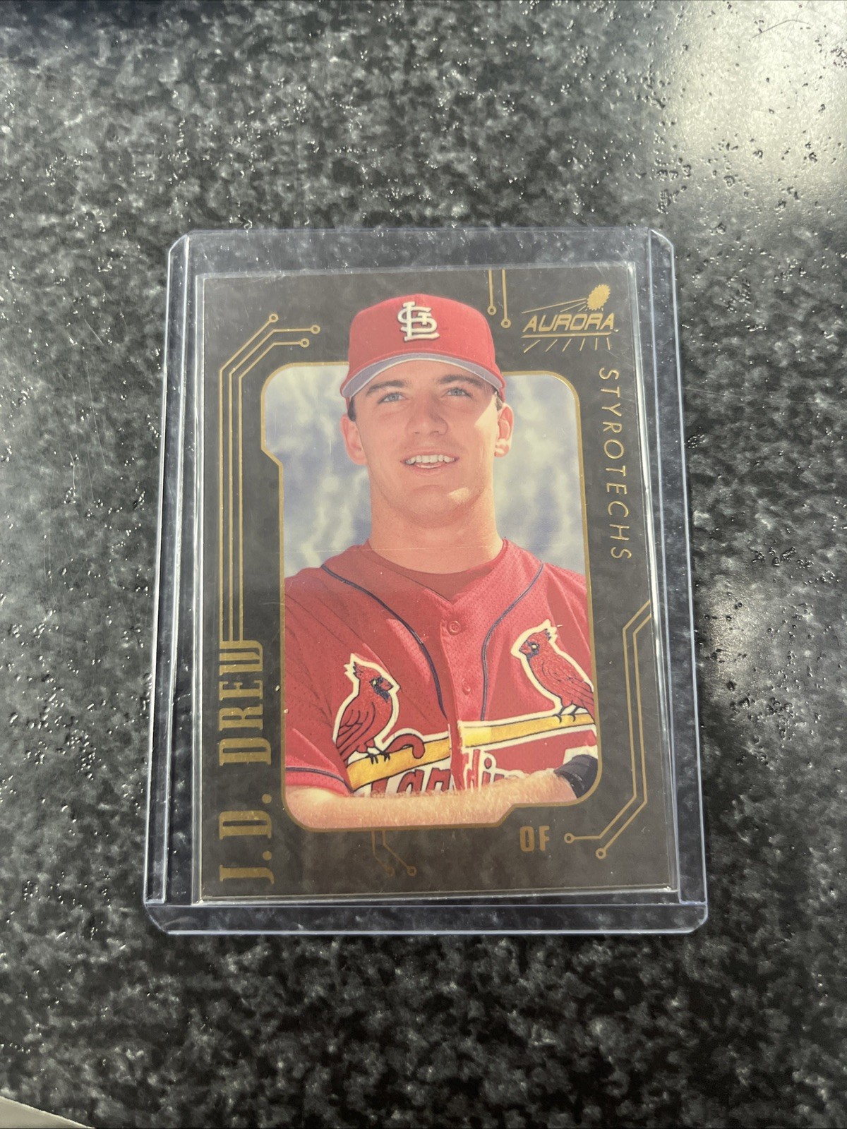 1999 Pacific Aurora Styrotechs #14 J.D. DREW St. Louis Cardinals - NM/Mint