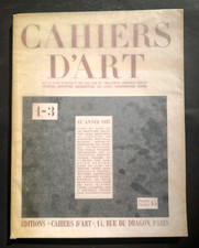 Cahiers d'art 1-3 1937 12 année 32 acqueforti di Pablo Picasso Franco Mirò
