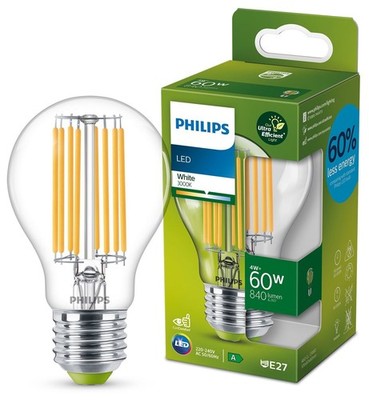 Philips by Signify 8719514343788 LED Lampe Tropfen E27 EEK: A 840 lm Warmweiß