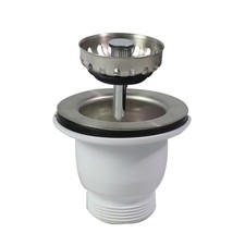 Brand New Sink Strainer Basket Home Kit Opening 60mm Stainless Steel Waste