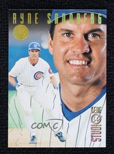 1996 Leaf Studio Gold Press Proof /500 Ryne Sandberg #6 HOF 1i9m