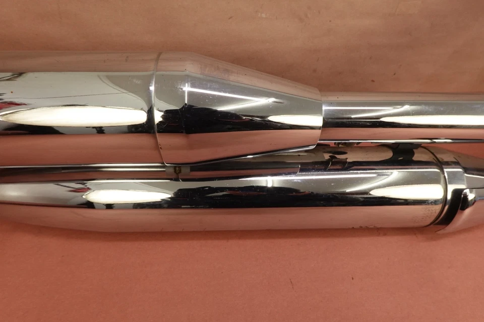 Silenciador de tubo de escape clásico Yamaha V Star 650 XVS650 1998-2015 Foto 4 de 4