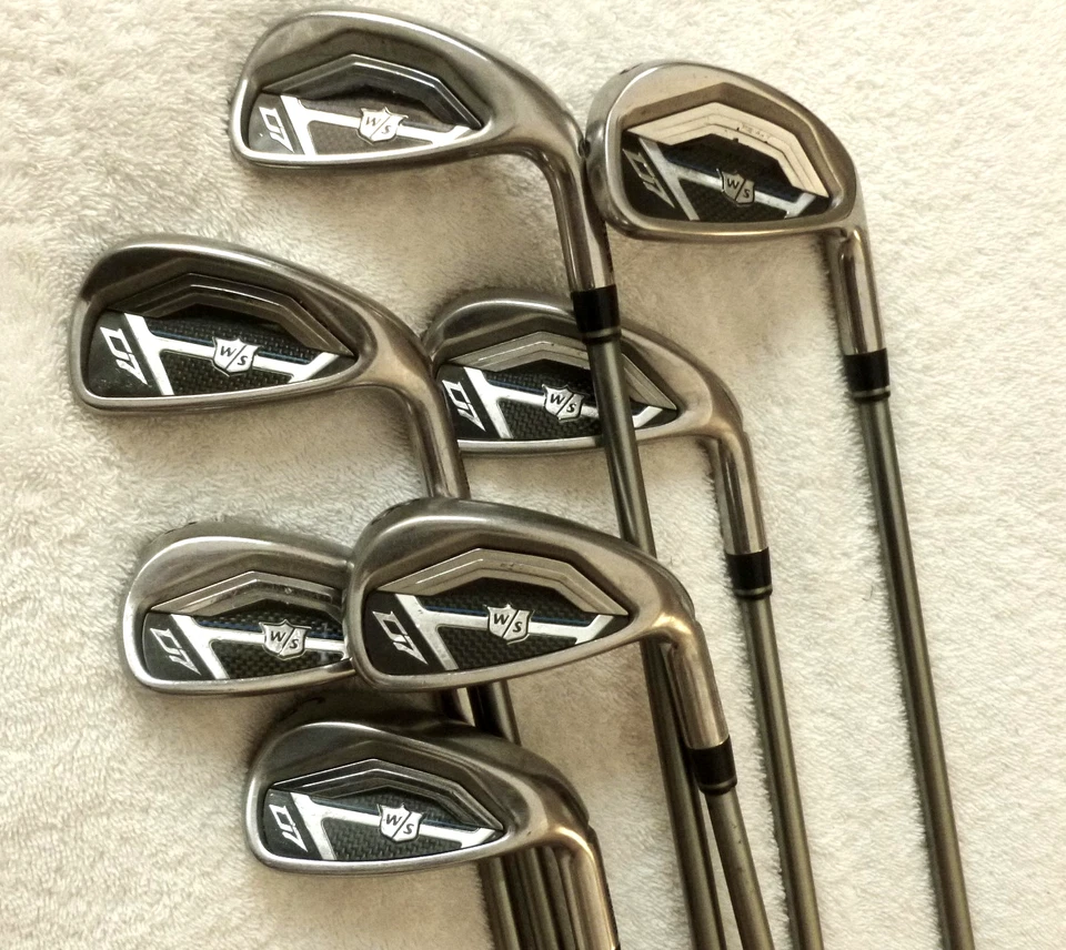 Wilson Staff D7 5-PW+GW Iron Set Graphite UST Mamiya Recoil 460 Regular Flex - Image 2 of 4