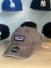 Patagonia P-6 Logo Cap Brown Washed Hat Adjustable Strapback One Size BNWT