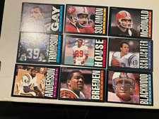 1985 Topps Football Card lot of 27 cards (Gary Danielson & Freddie Solomon) 