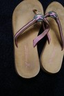 American Eagle Outfitters pink and tan slip on slap sandals 7.5 — photo 4
