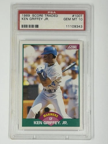 1989 Score Rookie & Traded - Ken Griffey Jr #100T (RC) PSA 10