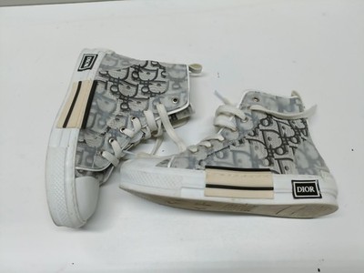 Dior B23 High-Top Sneakers with Oblique Pattern
