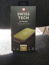 New Swiss Tech Antreiben Portable Power Bank 31632 10000 mAh