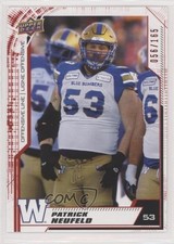 2020 Upper Deck CFL Red 56/165 Patrick Neufeld #67 0kr6