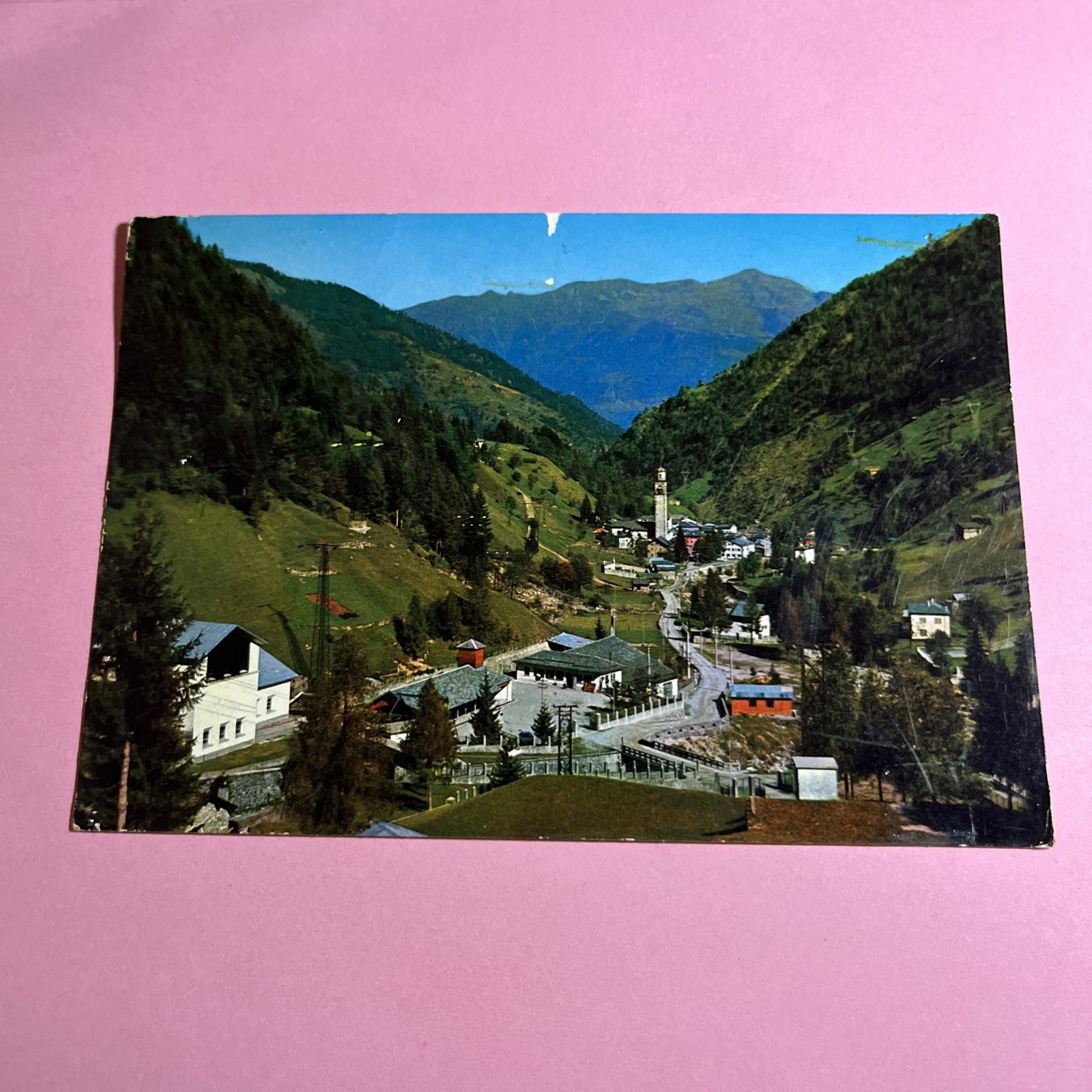 CARTOLINA A COLORI COLLEZIONE - GEROLA ALTA M. 1053 - VIAGGIATA 1968